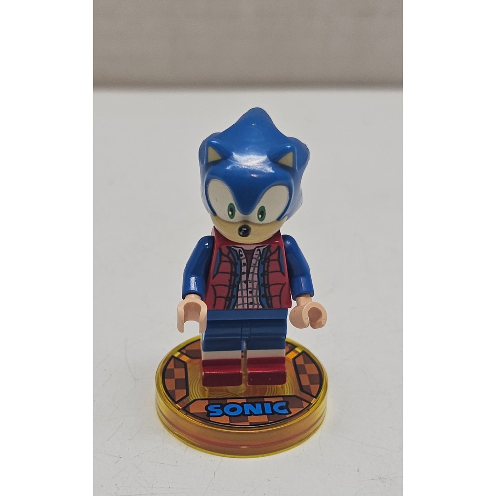 LEGO Dimensions Sonic the Hedgehog Minifigure with Toy Tag Base 71244